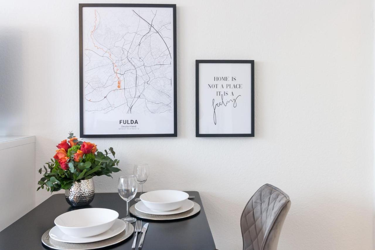 Modernes Apartment Liobablick Nr1 Fewo Fulda Petersberg Petersberg  Bagian luar foto